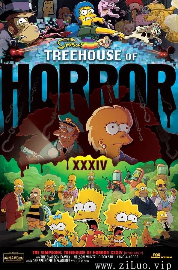 动画/动漫《辛普森一家 第35季/The Simpsons Season 35》全集1080P超高清视频合集英语中字[MP4/3.57GB]百度云网盘下载，英语发音中文字幕，已做压缩处理，百度网盘下载后解压使用，文件大小3.57GB。